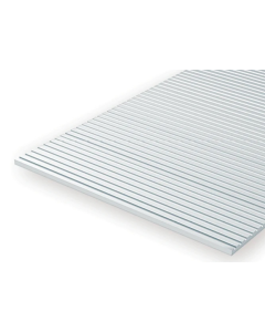 Plaat gegroefd - 0,75 / dikte 0.5 mm (1) Evergreen 2037