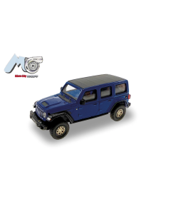 H0 Jeep Wrangler, blauw Micro City 87 000013