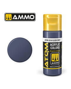ATOM ACRYLIC COLOR BLUISH GREY 20 ML AMMO by Mig 20104