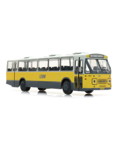 H0 Streekbus GSM 1363, DAF front 2 "1 Arnhem", Achteruitstap (ready made) - Artitec 487.070.36 Artitec 48707036