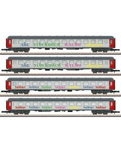 Marklin 87283 Z Set Passagiersrijtuigen 'Snälltåget', 4-delig