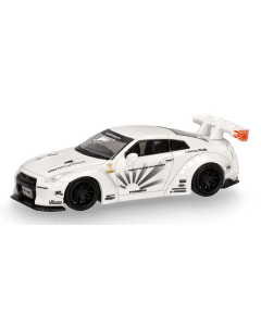 H0 Nissan GTR 35 Liberty Walk, wit Micro City 87 00009
