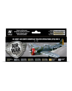 US Army Corps Colors (ETO) WWII Set Vallejo 71182