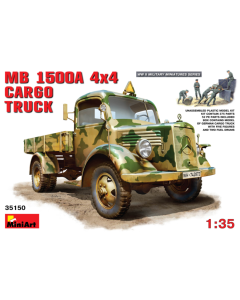 1/35 German MB 1500 A 4x4 Cargo Truck MiniArt 35150