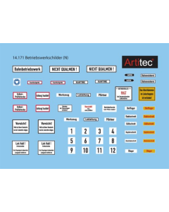 N Duitse depotborden Artitec 14171