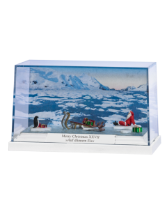 H0 Diorama: Merry Christmas XXVII "Op dun ijs" Busch 7629