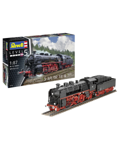 1/87 Express locomotive S3/6 BR18(5) with Tender 2‘2’T Revell 02168
