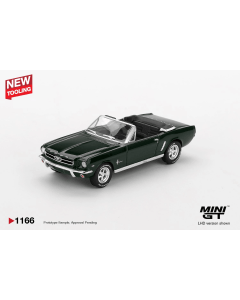 1/64 Ford Mustang Convertible 1964 Highland Green MiniGT 01166-BL