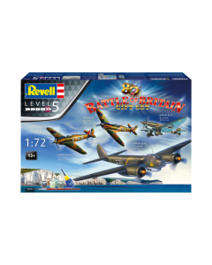 OUTLET - 1/72 80th Anniversary "Battle of Britain" Gift Set (Spitfire Mk.I, Hurricane Mk.I, Junkers Ju-87 & Junkers Ju-88) Revell 05691