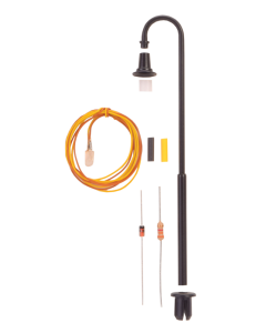H0 Booglantaarn met witte LED, bouwpakket Viessmann 6724
