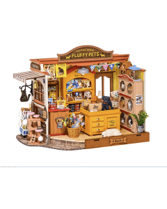 Rolife - DIY Fluffy Friends Store Miniature House Robotime DG185 Robotime DG185