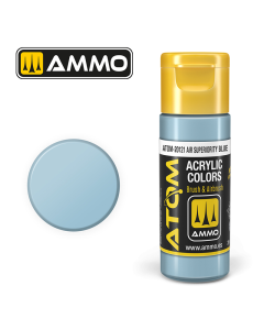 ATOM ACRYLIC COLOR AIR SUPERIORITY BLUE 20 ML AMMO by Mig 20121