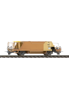 H0m RhB Grindwagen Xc 9421 geel/roest - Bemo 2253 121 Bemo 2253121