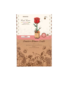 Rowood Red Rose bloem Robotime TW042