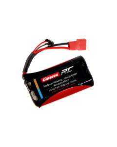 RC 6,4V 1300mAH 1,3A LiFePo4 Batterij / Accu met rode stekker Carrera 600052