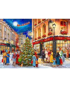 Houten Legpuzzel - Christmas Street, 505 stukjes Wooden City XM5050050L