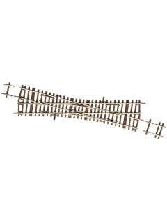 H0 Roco-Line Enkelvoudige Kruiswissel EKW15 handbediend, R531mm 15° L230mm Roco 42449
