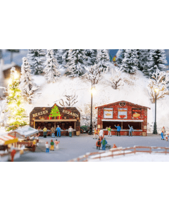 N Kerstmarktkraampjes, 2 stuks Faller 272021