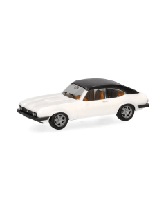 H0 Ford Capri II Vinyl dak, wit Herpa 420570003