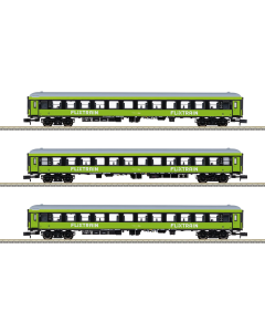 N MHI Set Passagiersrijtuigen "FlixTrain", 3-delig Trix 15462