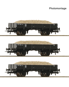 H0 3-delige set: zandwagens Roco 6600259