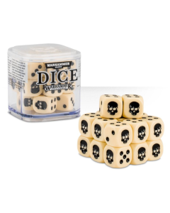 Warhammer Citadel 12mm Dice Set - Wit (b) Warhammer 6536b