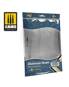 Aluminium sheets 280x195 mm adhesive 5 pcs AMMO by Mig 8247
