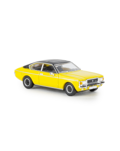 H0 Ford Granada MK I Coupe, Geel/ mat Zwart Premium ClassiXXs 870018