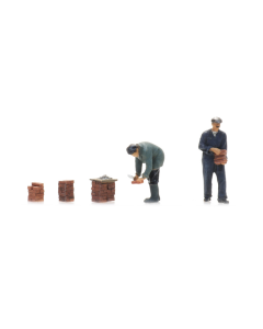 H0 Metselaars 1930-1990, 2 figuren Artitec 5870013