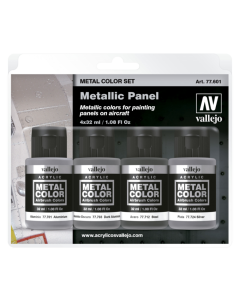Airbrush Set Metallic Panel Vallejo 77601