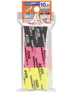 Godhand GH-KS10-A3A 10mm schuursponsjes 4x 120/240/400 Godhand GHKS10A3A