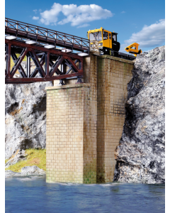 H0 Universele gemetselde bruggenhoofden, 2 stuks Kibri 39750