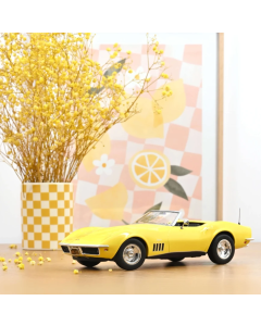 1/18 Chevrolet Corvette Convertible 1969 Daytona Yellow Norev 189039