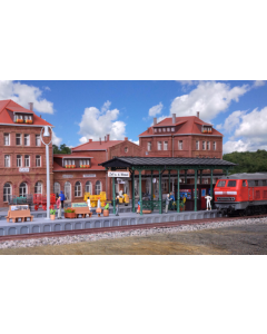 H0 Perron Zell an der Mosel met LED-verlichting Kibri 39564