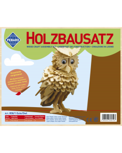 Houten Uil, 142-delig Pebaro 8581