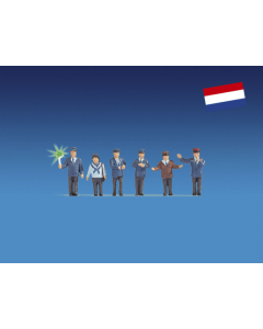 H0 Nederlands spoorwegpersoneel met verlicht spiegelei Noch 17543