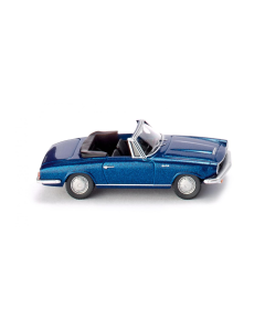H0 Glas 1700 GT cabriolet, open dak (1965-1967) Wiking 018649