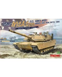 1/35 USMC M1A1 AIM/U.S.Army M1A1 Abrams Tusk Main Battle Tank Meng TS032