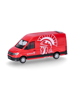 H0 Volkswagen (VW) Crafter transporter high-roof "De Romain" Herpa 99035