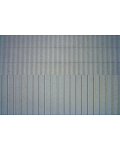 N Gegolfde eternit en plaatstalen dakbedekking, L ca. 20 x B 12 cm Kibri 37972
