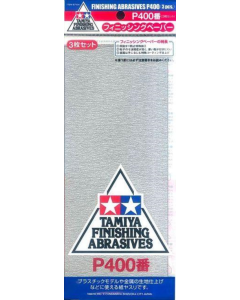 Schuurpapier korrel 400 (3) Tamiya 87054
