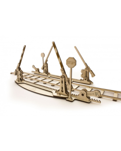 Spoorwegovergang + 4m rails Ugears 70014
