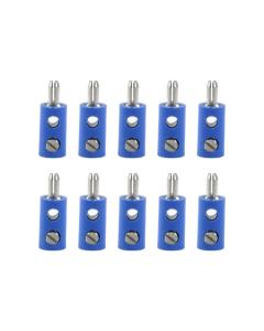 Stekker "Blauw", 10 stuks Brawa 3055