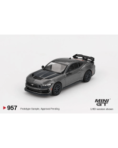 1/64 Ford Mustang Dark Horse 2024, Carbonized Gray MiniGT 00957