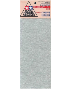 Finishing Abrasives Medium (5 stuks) - 180/240/320 Tamiya 87009