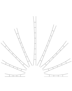 Viessmann 4156 H0 Universeel rijdraad 300 - 330 mm, 3 stuks