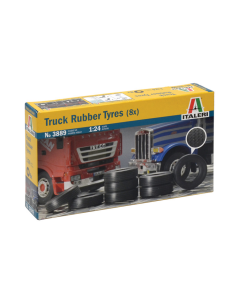 1/24 Truck Rubber Tyres (8x) Italeri 3889