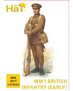 1/72 WWI British Infantry (early) HAT 8292