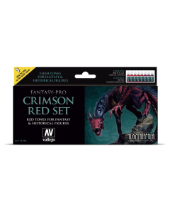 Crimson Red Set (Game Colors) (8) Vallejo 74103