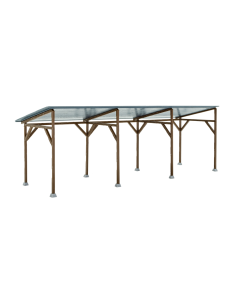 H0 Houten Carport Kibri 38349